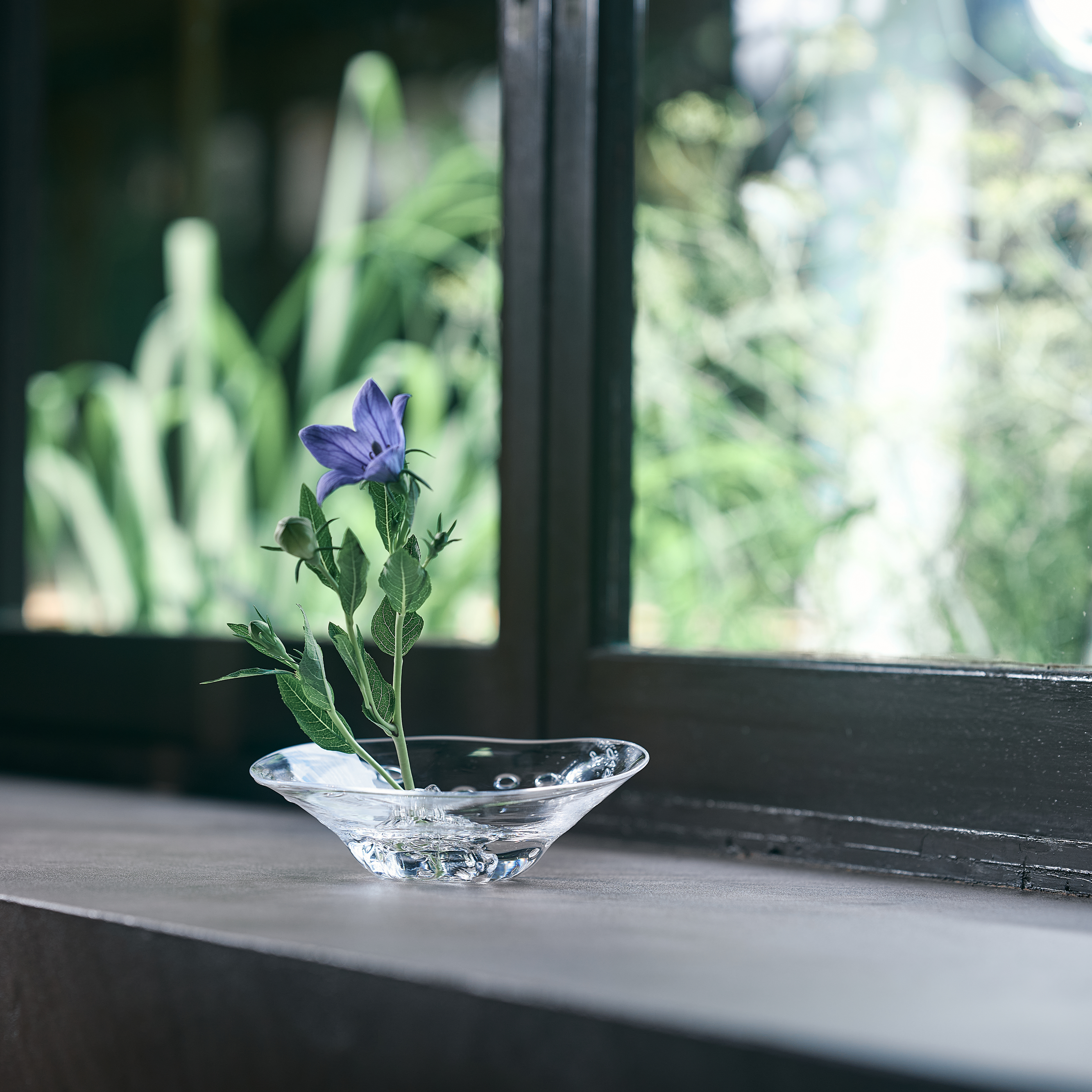 DAISUKE TAKATOMI GLASS PLATE Φ7.0 x H1.9in