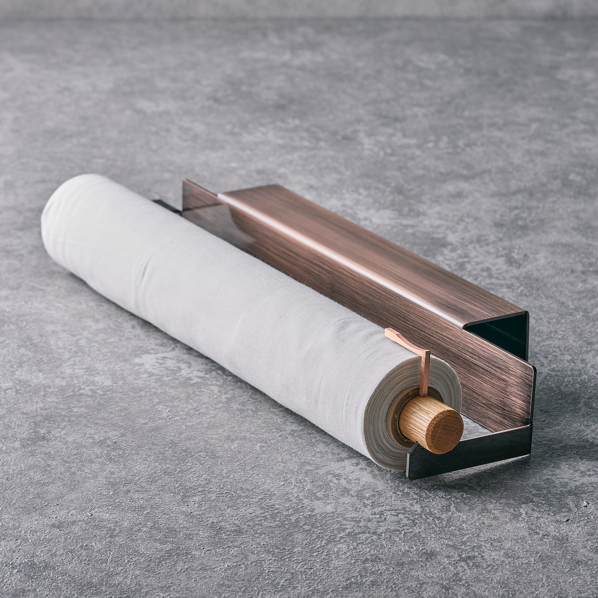 SASASA OSAKA ROLL HOLDER W16.3 x D1.9 x H4.9 in