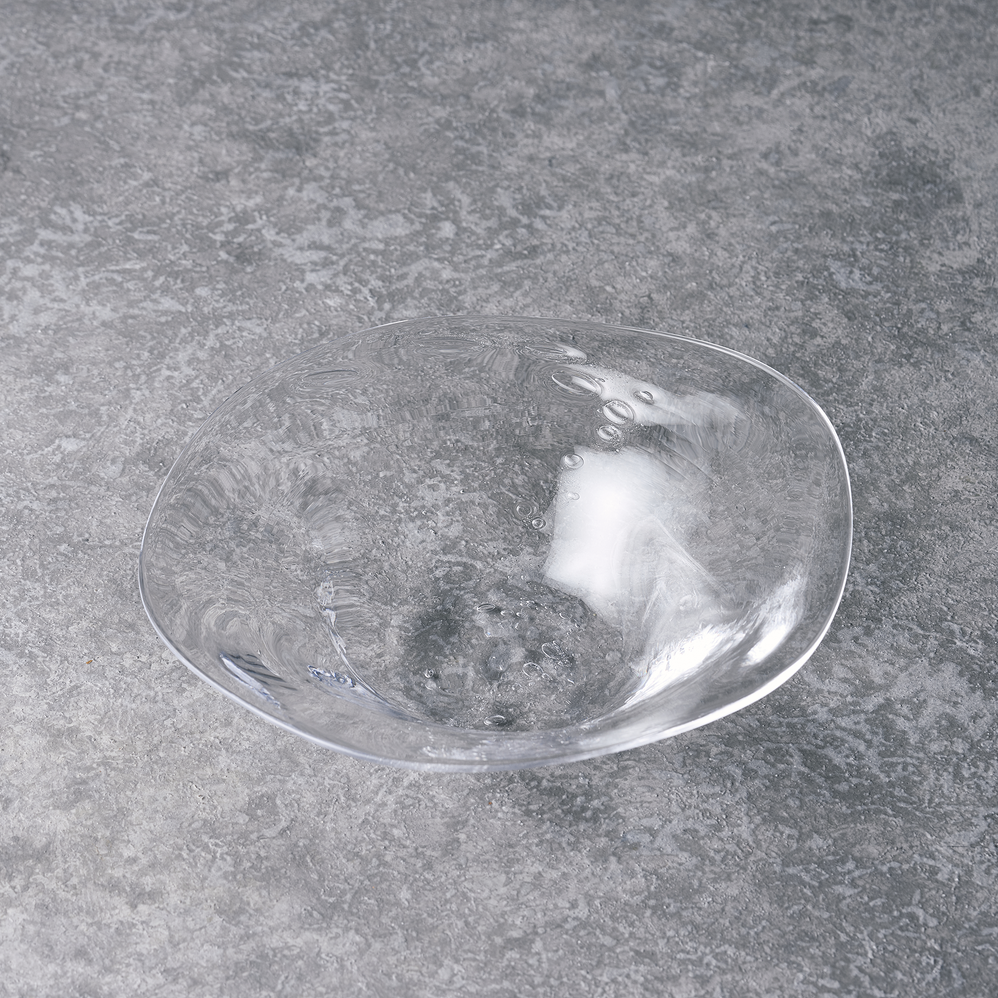 DAISUKE TAKATOMI GLASS PLATE Φ7.0 x H1.9in