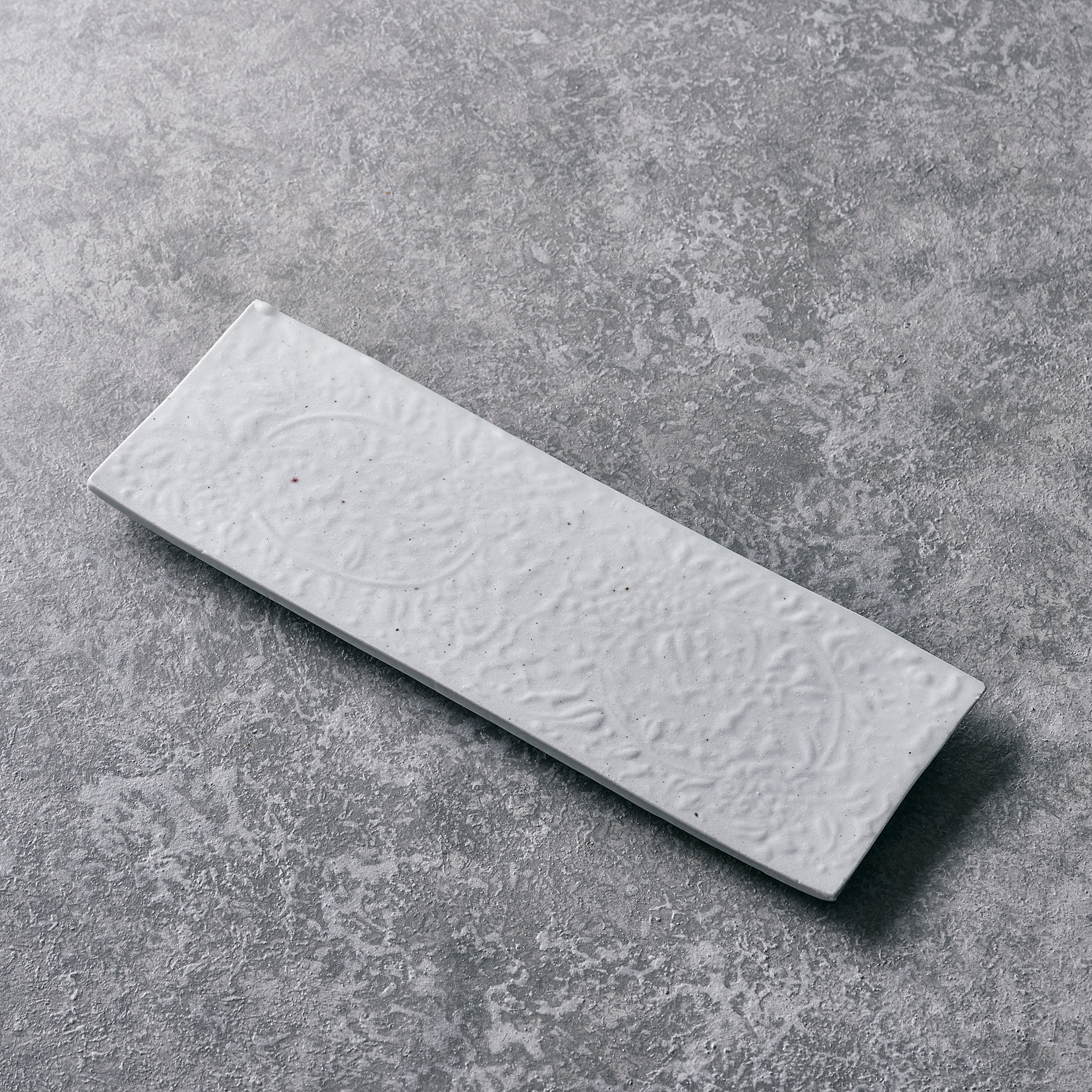BUNSHO KILN REQTANGULAR PLATE W11 x H3.9 x D0.78in