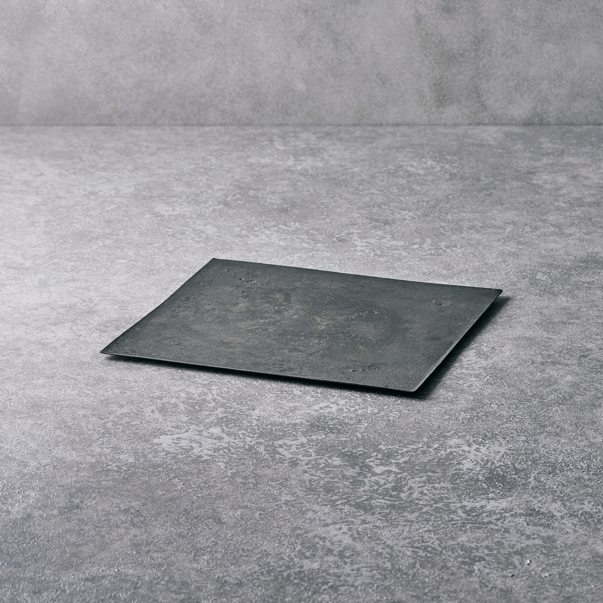 TAIKI SUGISHIMA SQUARE PLATE S size W9.4 x D9.4 in