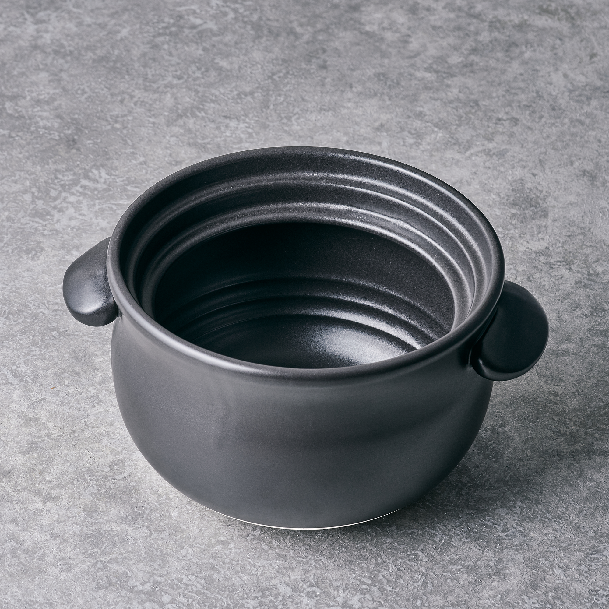萬古焼 たいせい窯 土鍋(3合炊き) 直径 20cm 黒