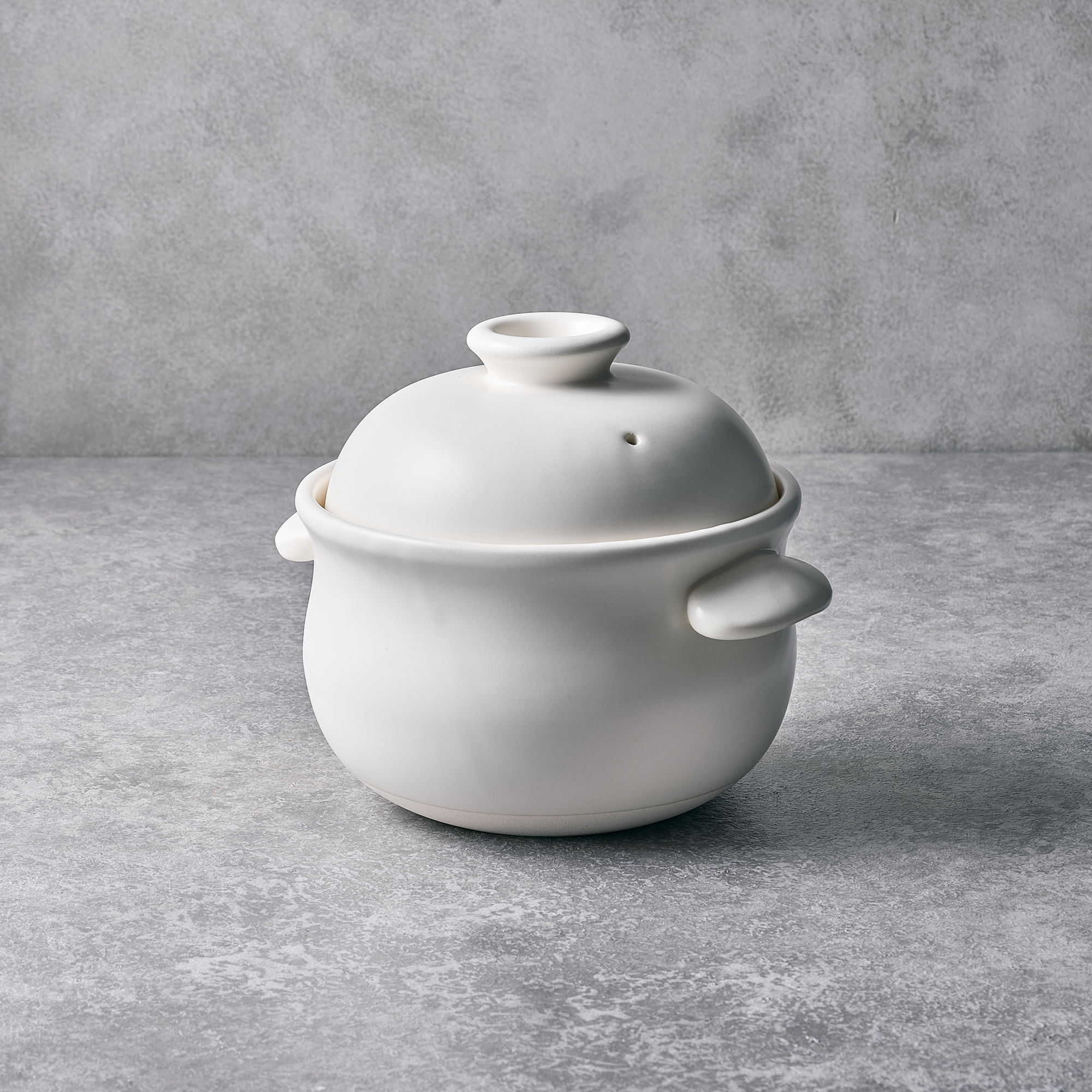 萬古焼 たいせい窯 土鍋（3合炊き） 直径 20cm White