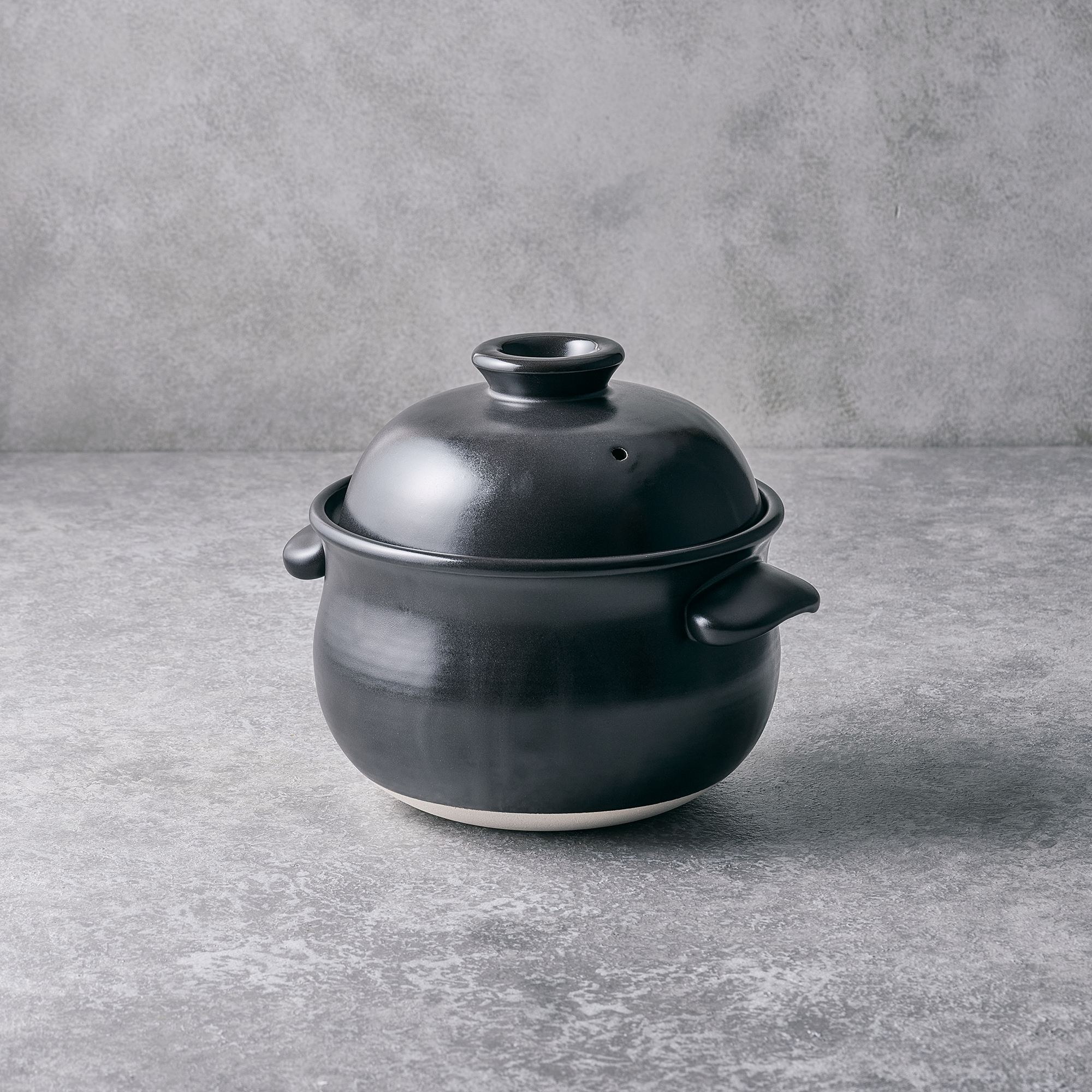 BANKO WARE TAISEI KILN Clay POT 185mm(black)