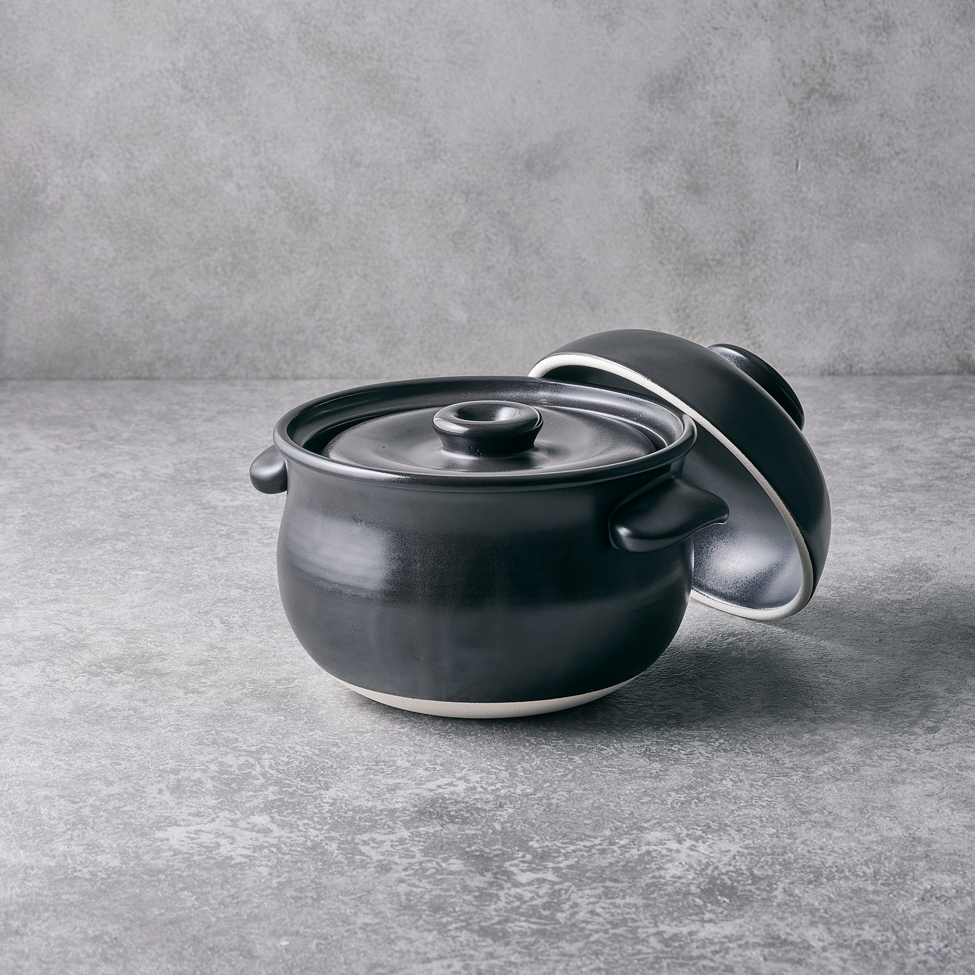 BANKO WARE TAISEI KILN Clay POT 185mm(black)
