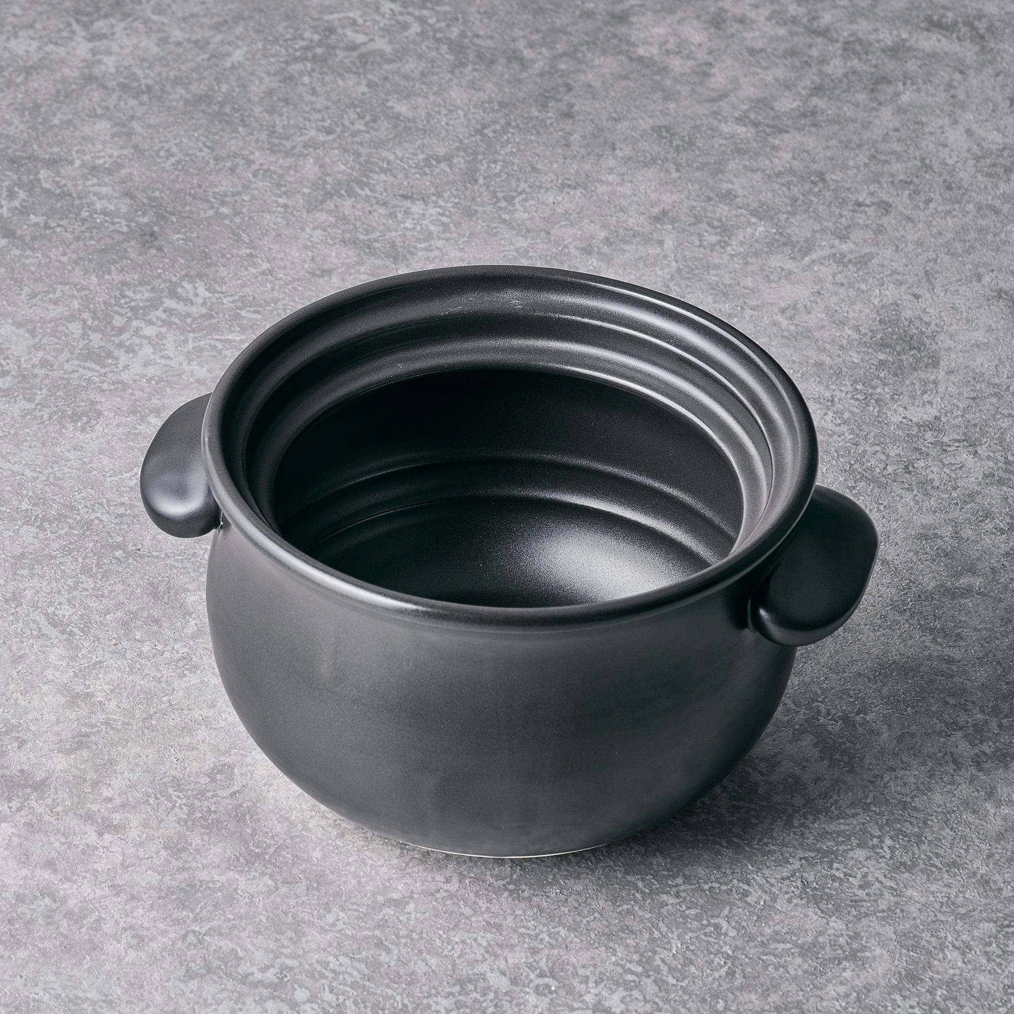 BANKO WARE TAISEI KILN Clay POT 185mm(black)
