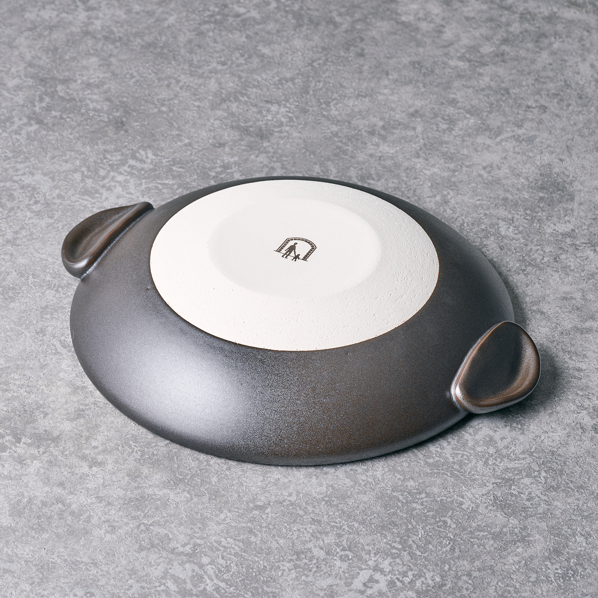 BANKO WARE TAISEI KILN HEAT-RESISTANT CERAMIC JAPANESE CLAY POT DONABE M size Φ10.2 x W12.2 x H2.3 in