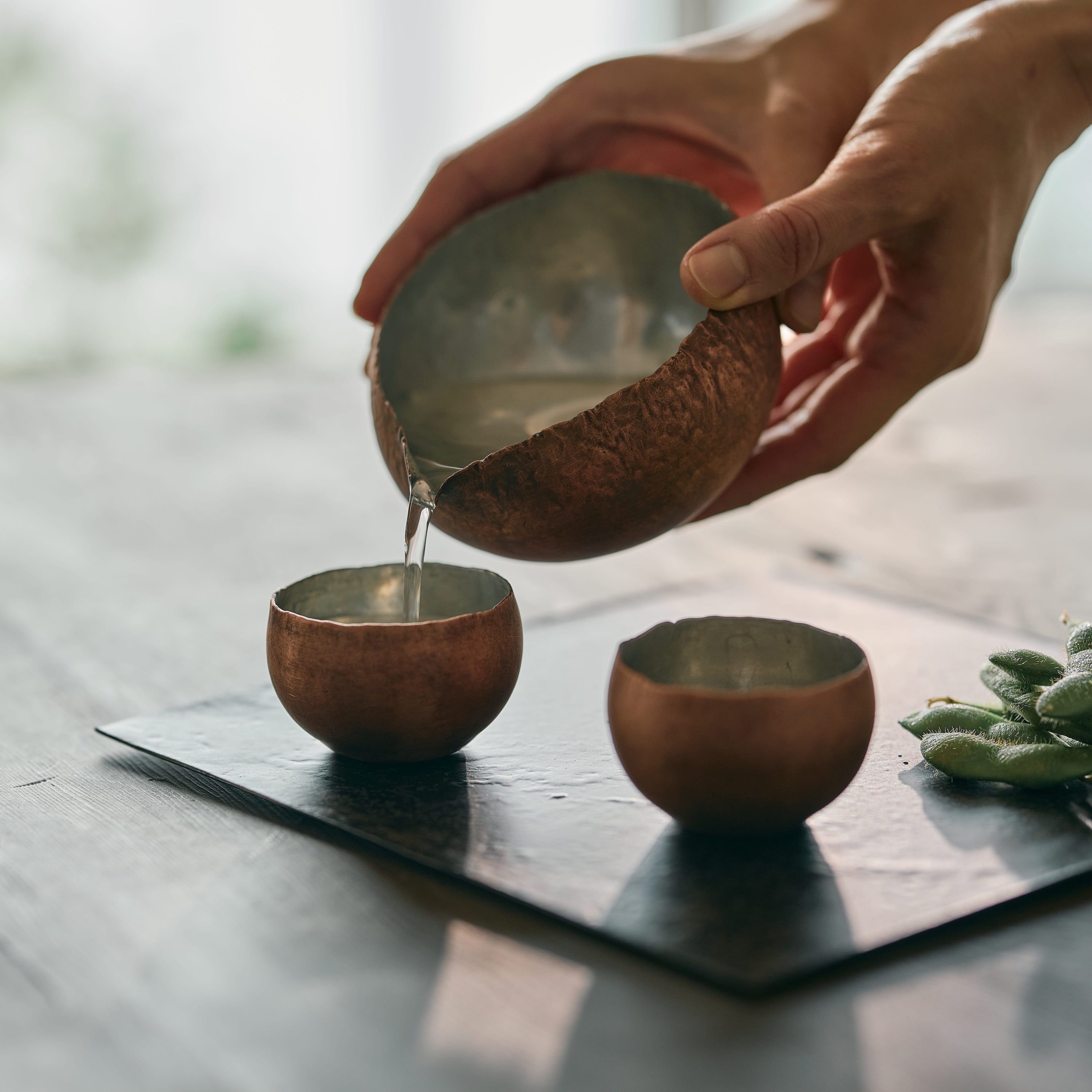 TAIKI SUGISHIMA LIPPED BOWL FOR SAKE / KATAKUCHI