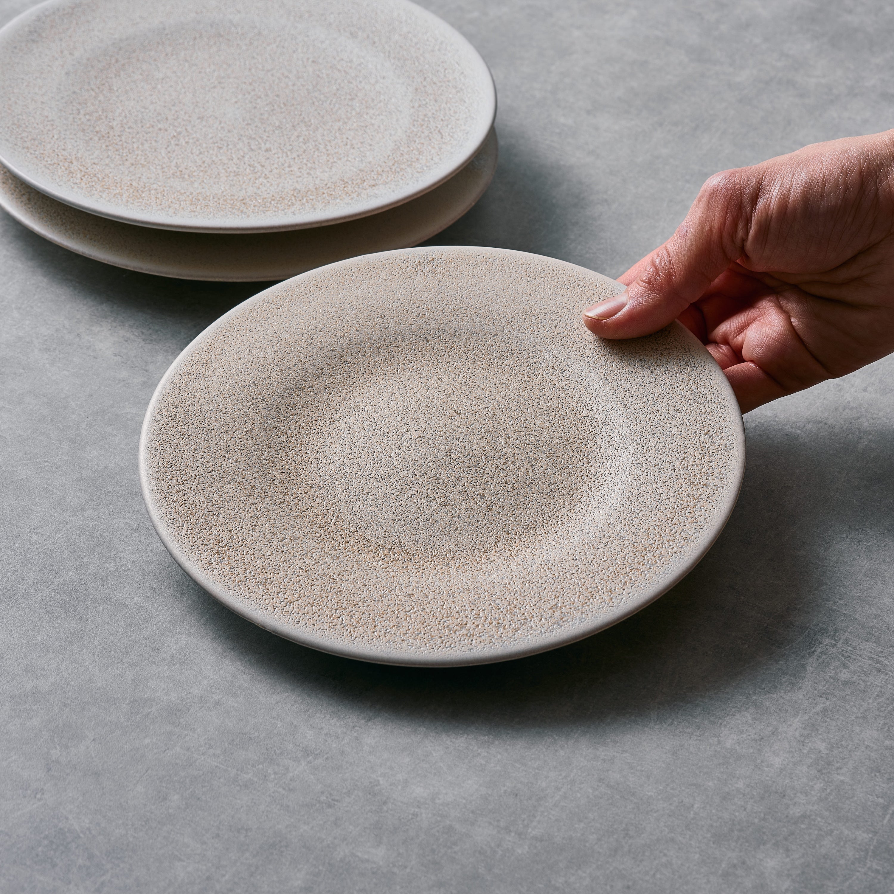 SOK ERICA SUZUKI FLAT PLATE YELLOW/BROWN 平皿イエローブラウン