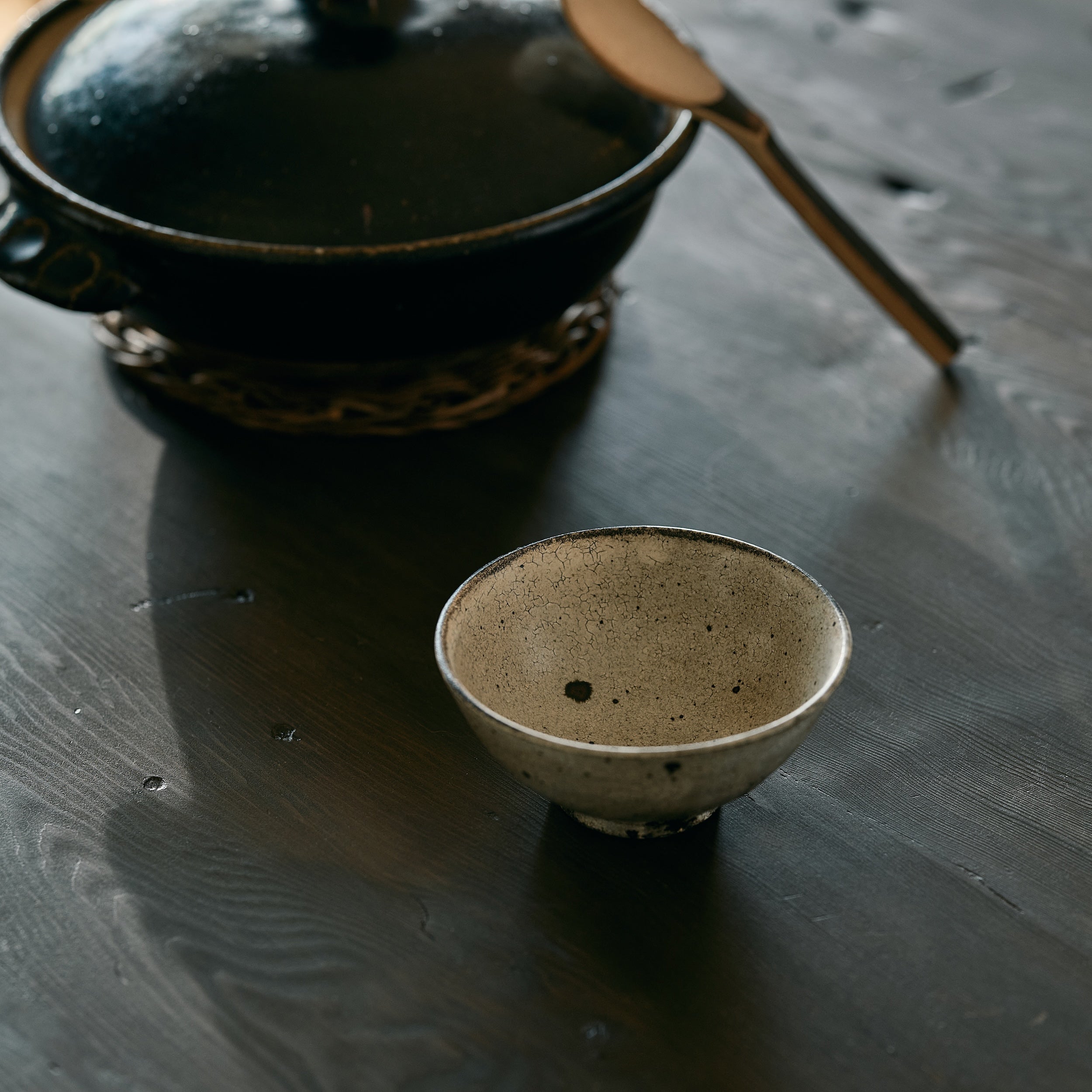 山田隆太郎 粉引飯碗 直径 12cm