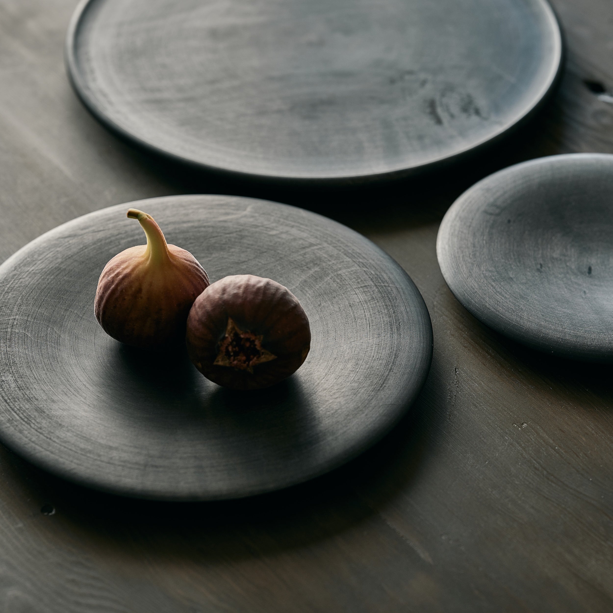 EITA KITAYAMA MAPLE WOOD PLATE Φ9.4in メープル草木染 24cm