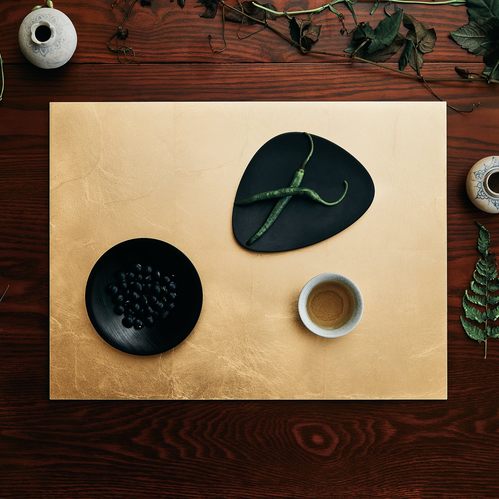 HAKUICHI KANAZAWA HAKU LA TABLE PLACE MAT W15.7 x D11.8in