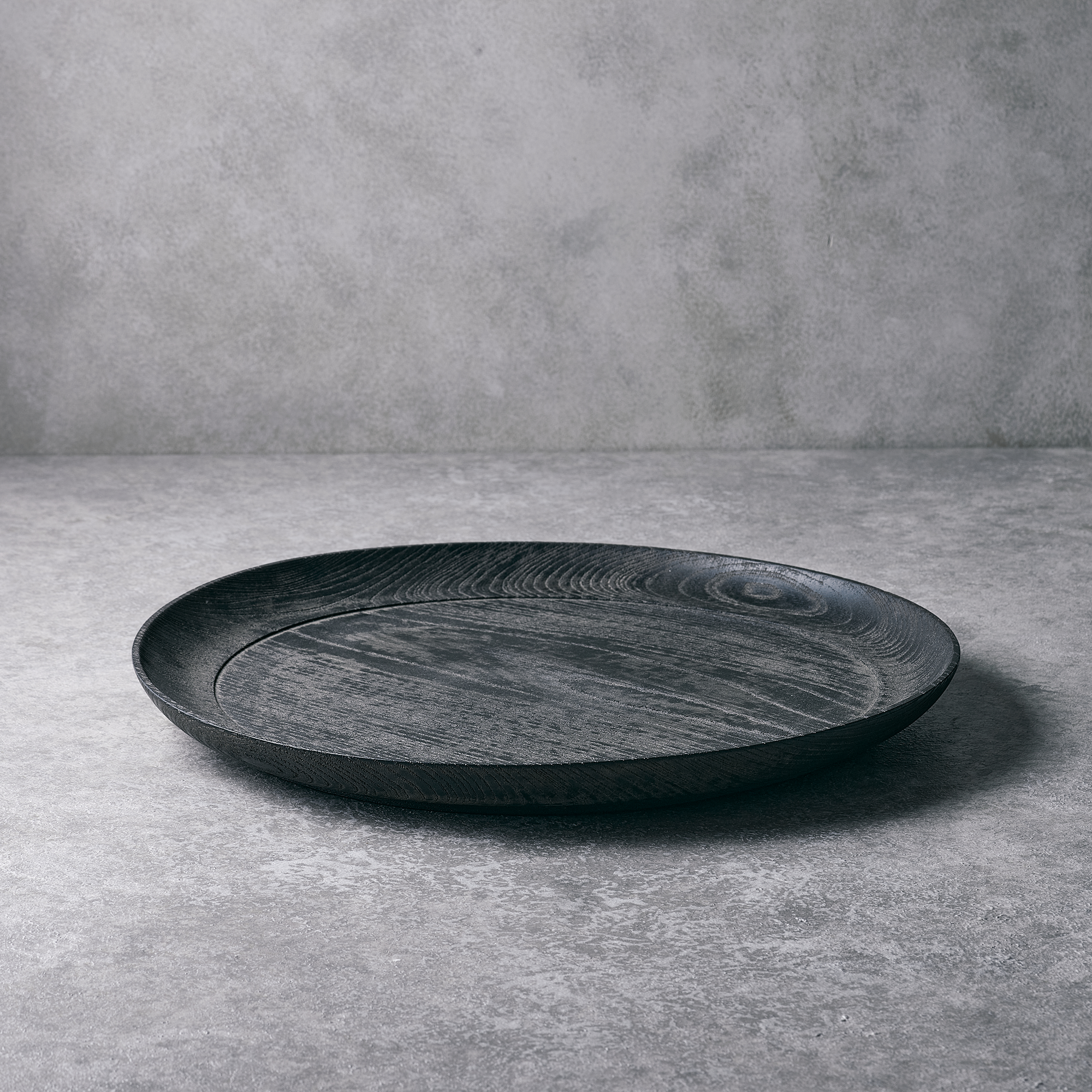 Shimoo Design Round Wood Tray