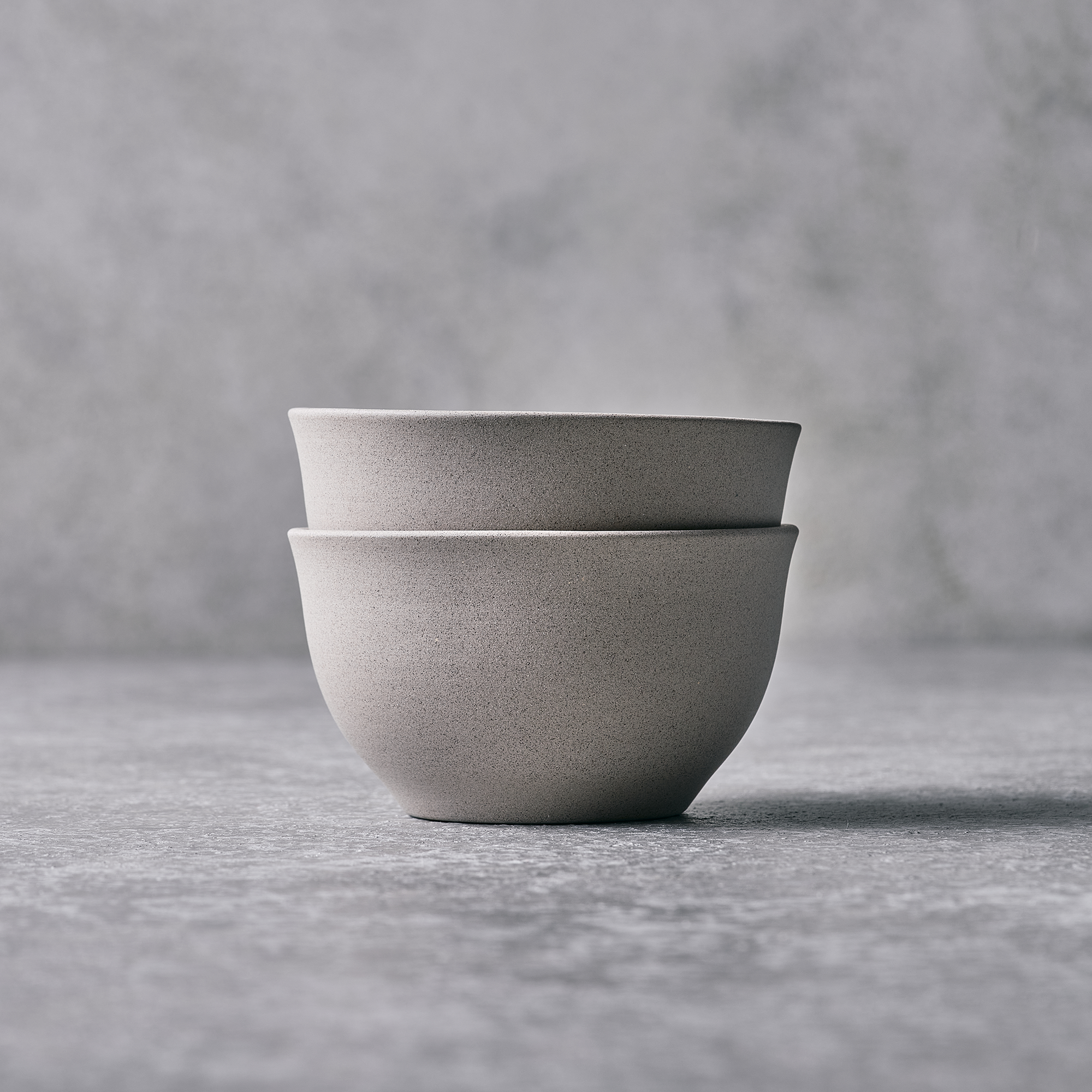 JINSUI YUNOMI JAPANESE TEA CUP 2P SET / IROIRO07 (Gray)