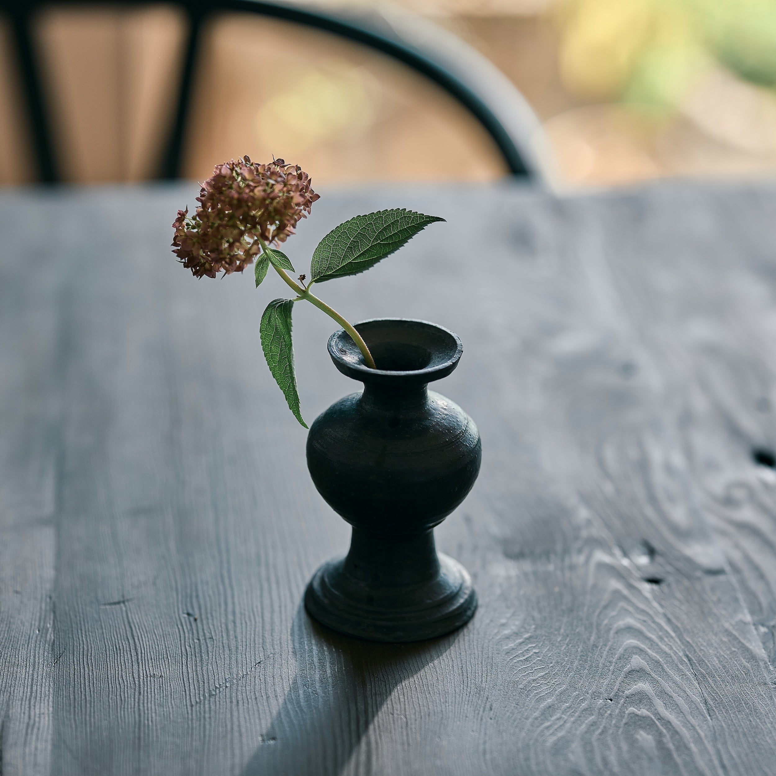 SHINJI HIDAKA FLOWER VASE TANKA KEBYO　炭化　華瓶