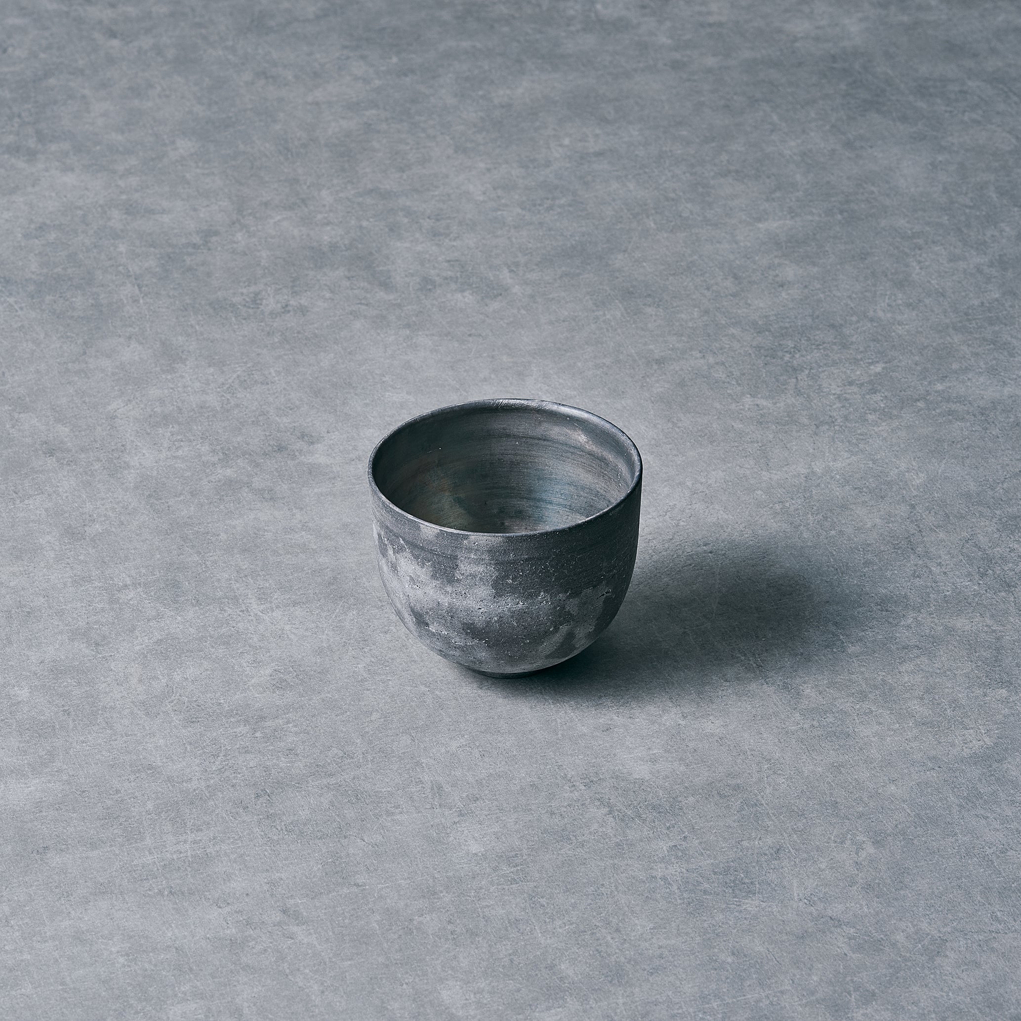 KENJI OMORI CUP SILVER GLAZE Φ9cm 銀彩カップ